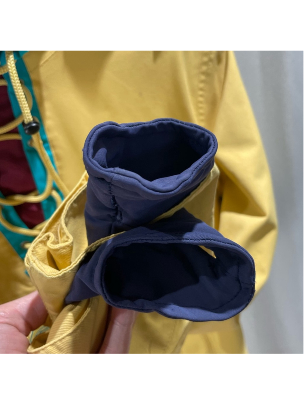Airblaster Yellow Pullover Anorak Shell Size S - Picture 7 of 11